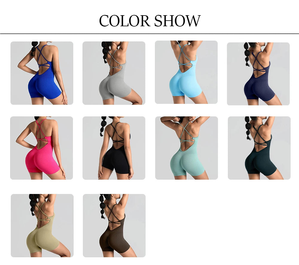 Women’s Jumpsuit Hollow Out Suspender Bodysuit