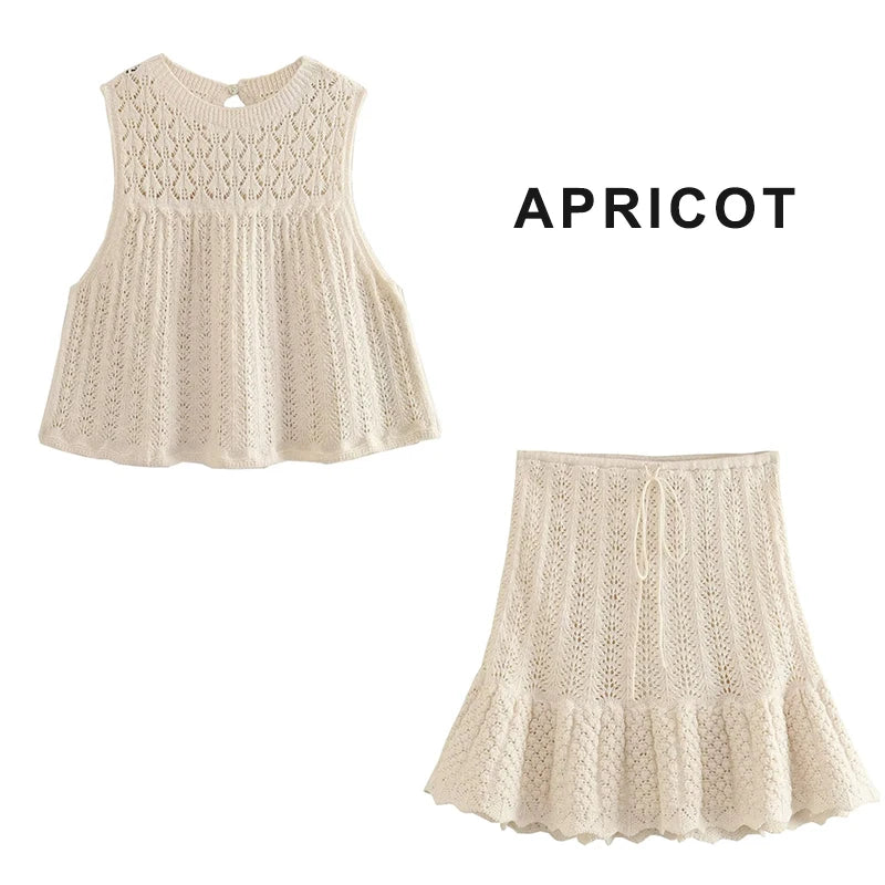 Mesh Women Skirts Sets - Norellé