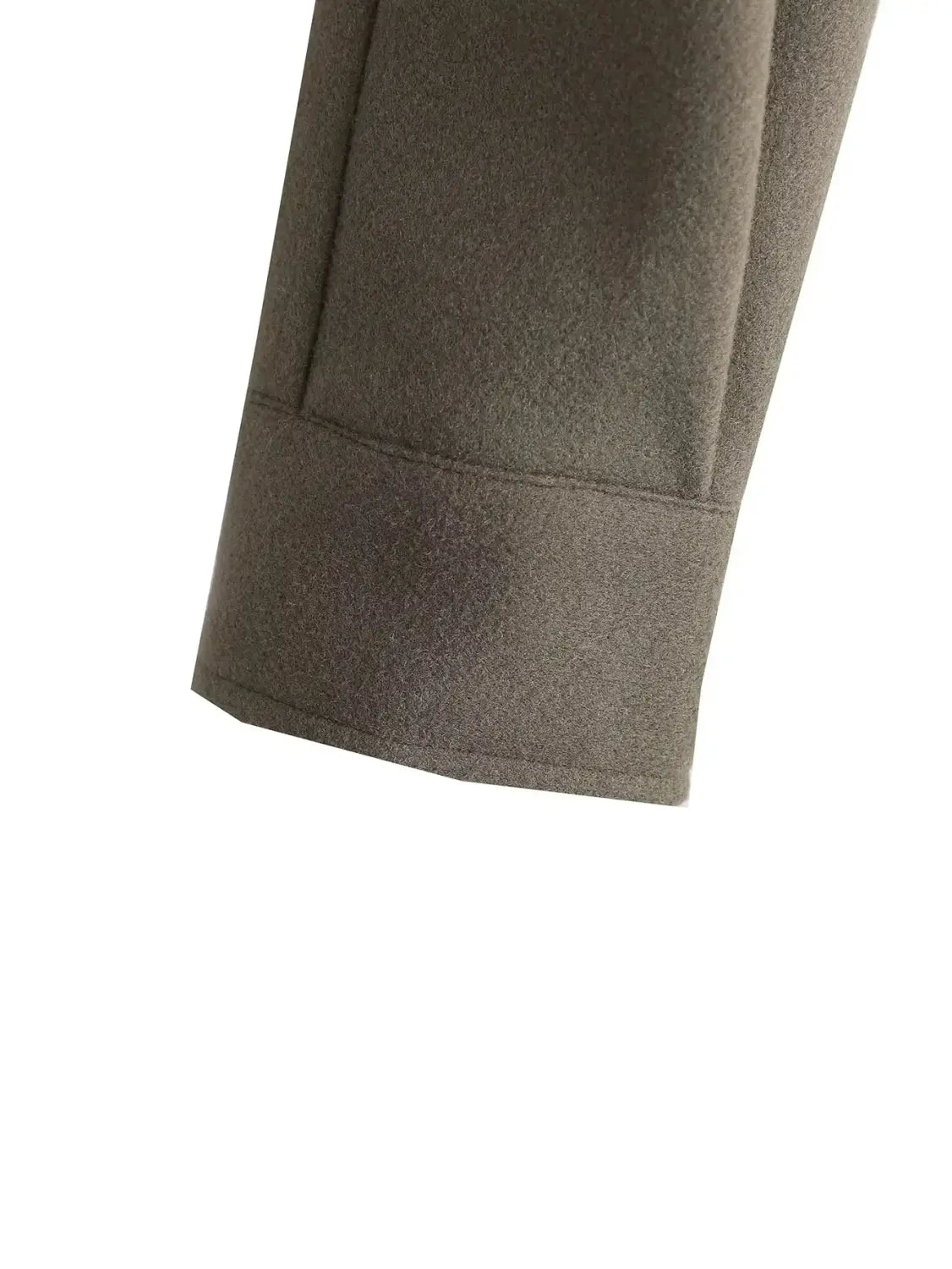 Solid Front Pockets Button Long Sleeve Jacket