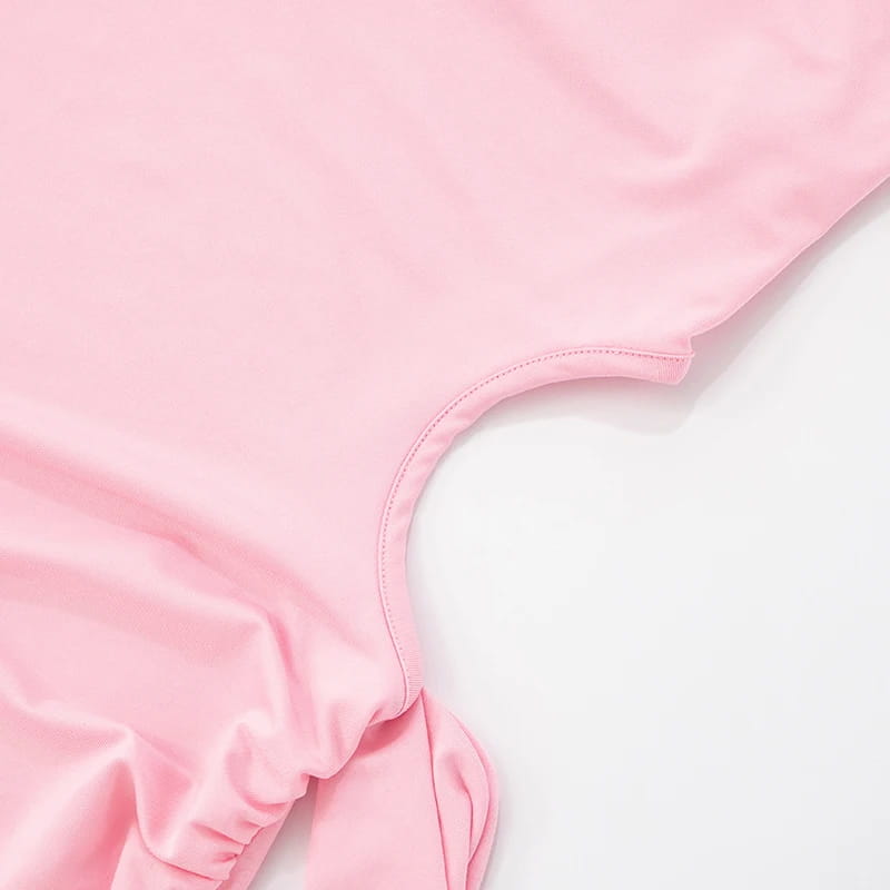 Slant Collar Single Shoulder Waisted Hollow Out Dress