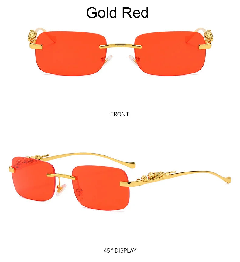 Rimless Square Sunglasses Woman