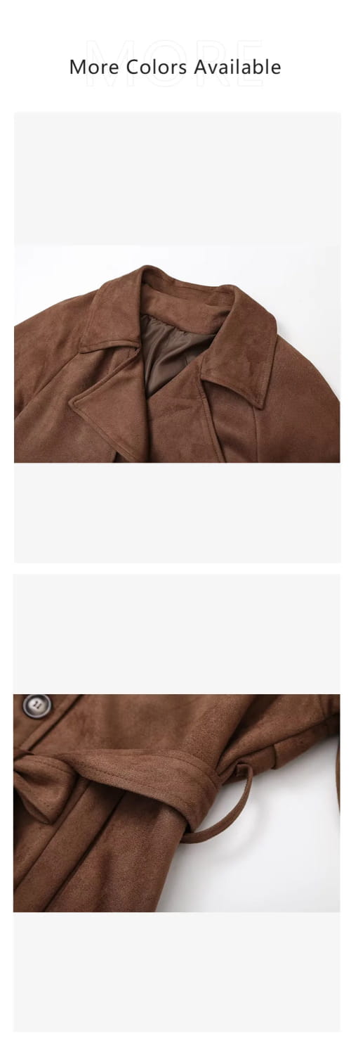 Women’s Retro Long Sleeve Windbreaker Coat