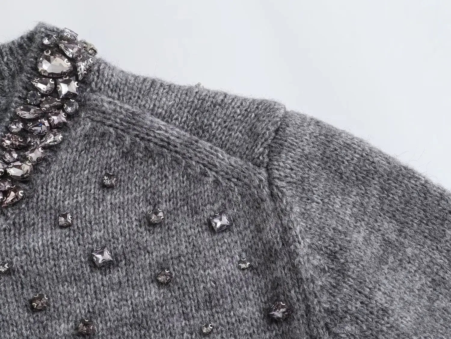 Cardigan Women’s Round Neck Short Sleeve Knitted