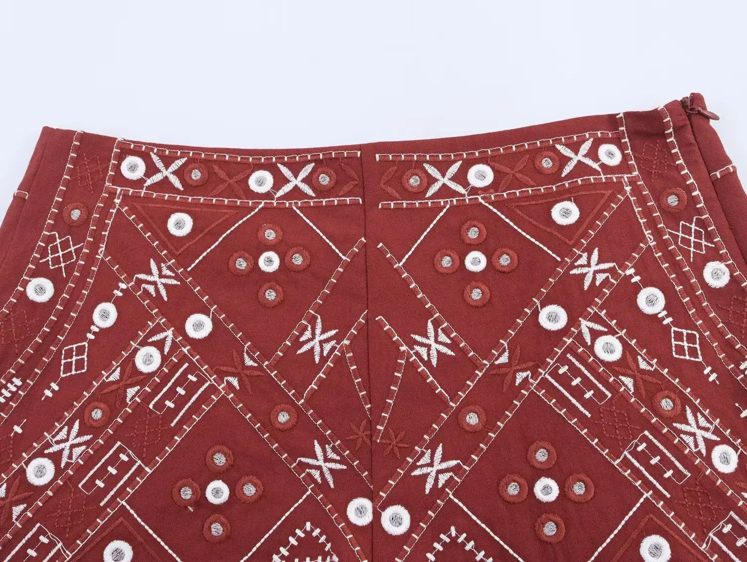 Women’s Casual Embroidered Sleeveless V-neck Short Vest Top + High Waist Shorts