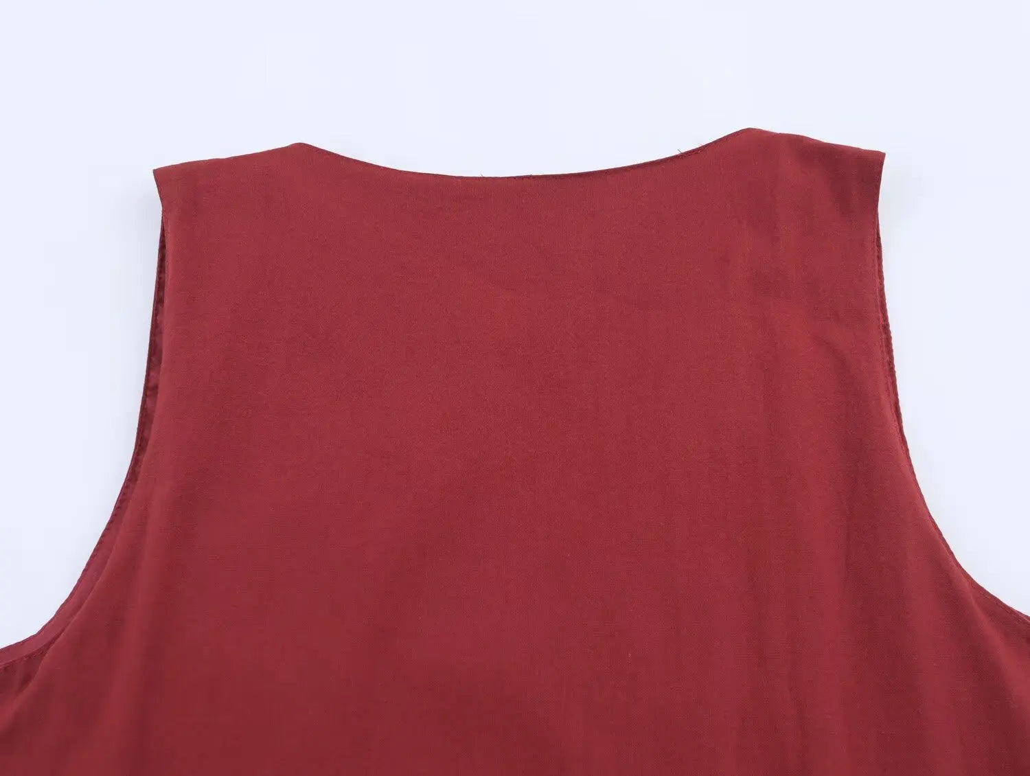 Women’s Casual Embroidered Sleeveless V-neck Short Vest Top + High Waist Shorts