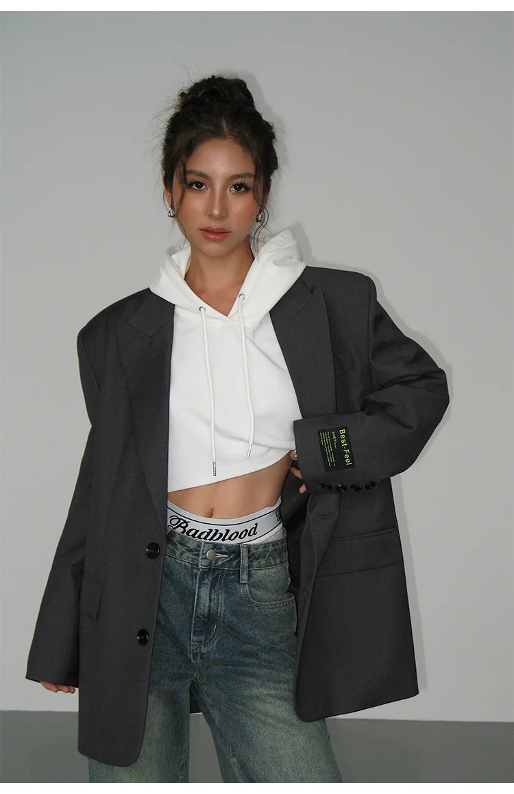 Women’s Loose Retro Small Suit