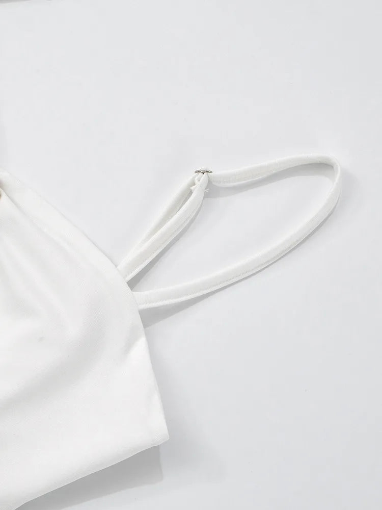 See Through Metal Flower Women Maxi Dress