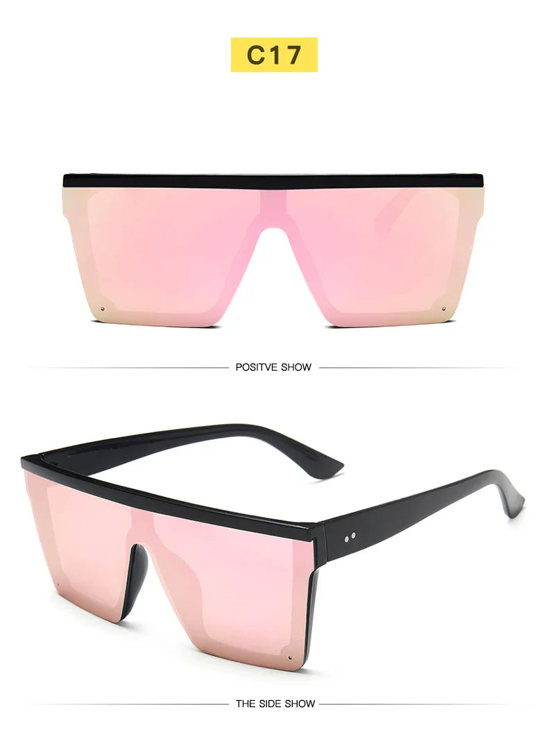 Oversized Square Sunglasses Women