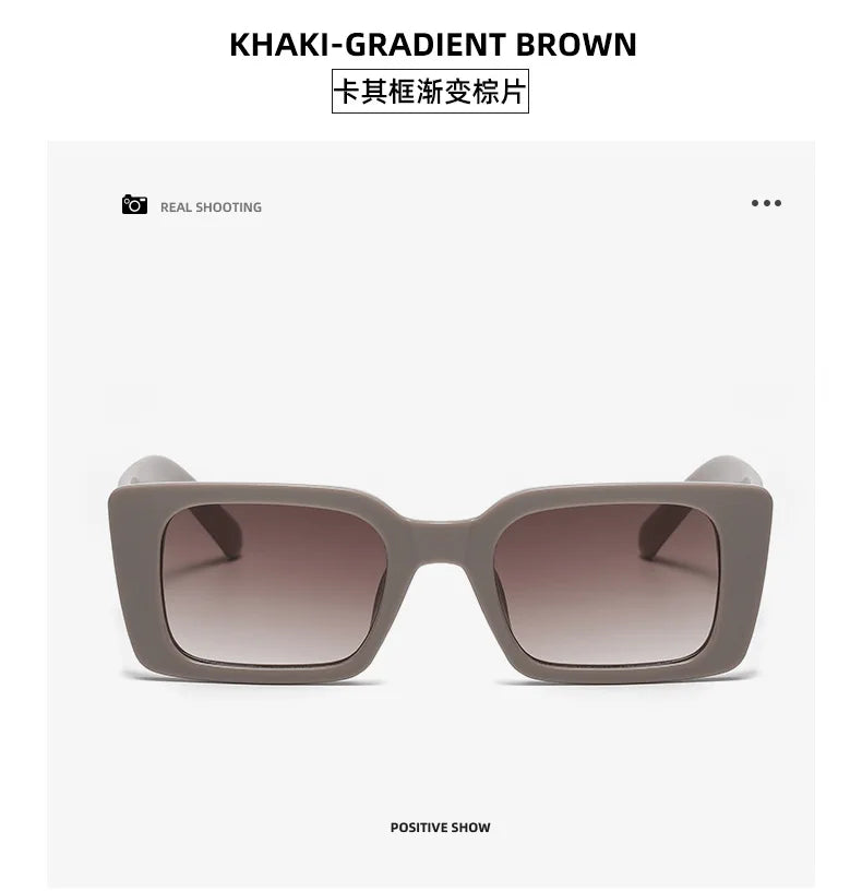 Vintage Square Sunglasses Woman