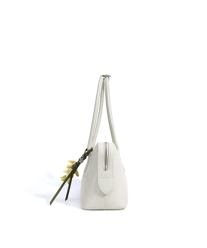 Cowhide Underarm Bag Genuine Leather