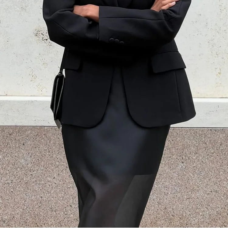 Black Mesh Skirt Women’s