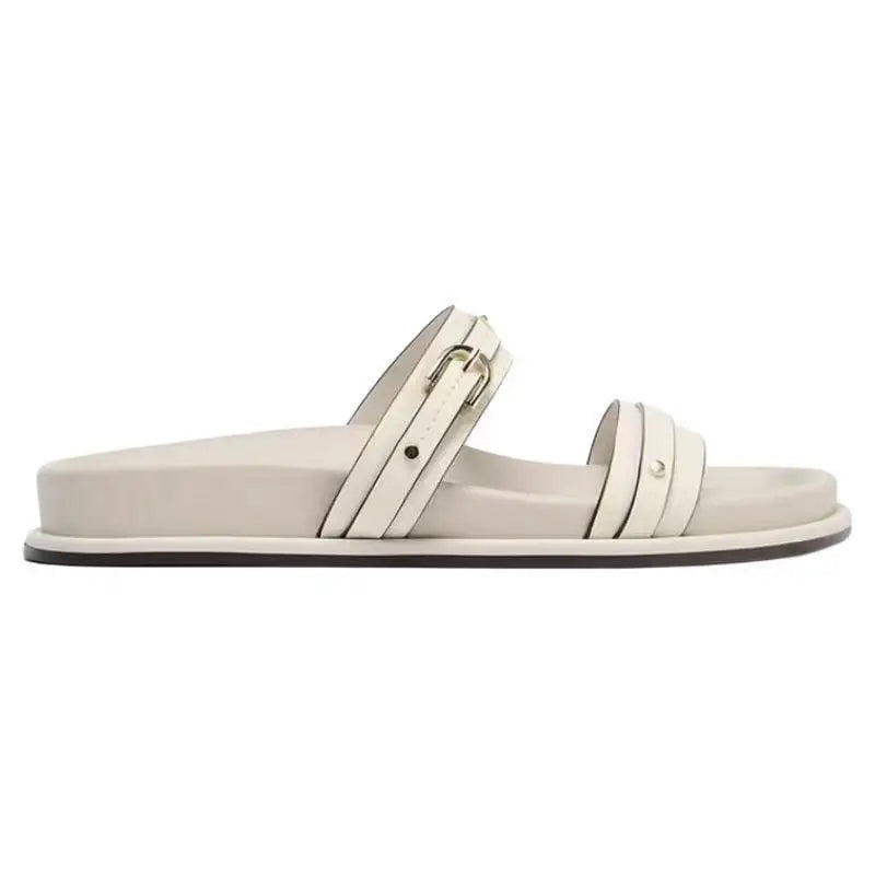 Buckle Flat Sandals For Women