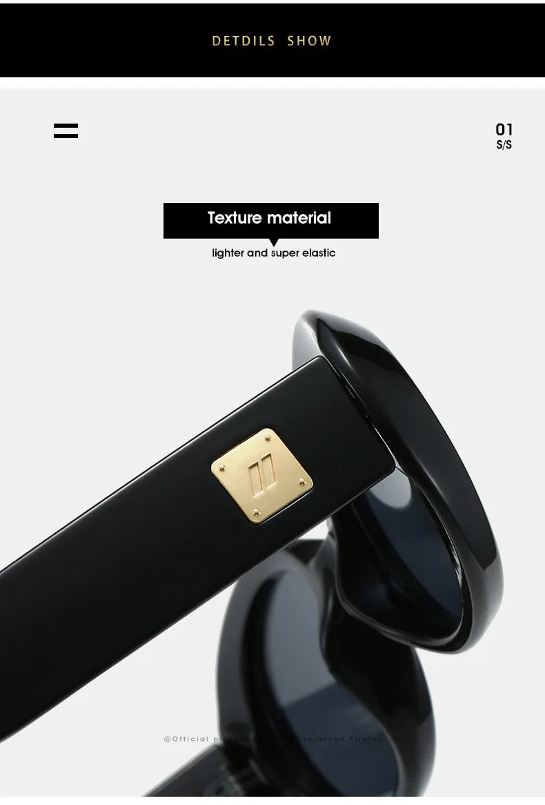 Classic Small Oval Sunglasses for Women