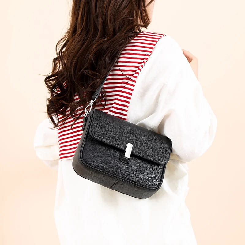 Genuine Leather Women Crossbody Bag