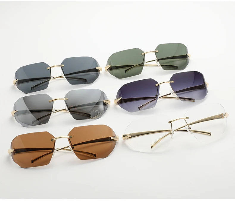 Polygon Square Sunglasses Women