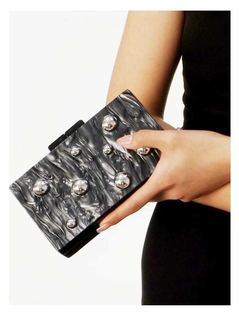 Women Acrylic Box Evening Clutch Bags