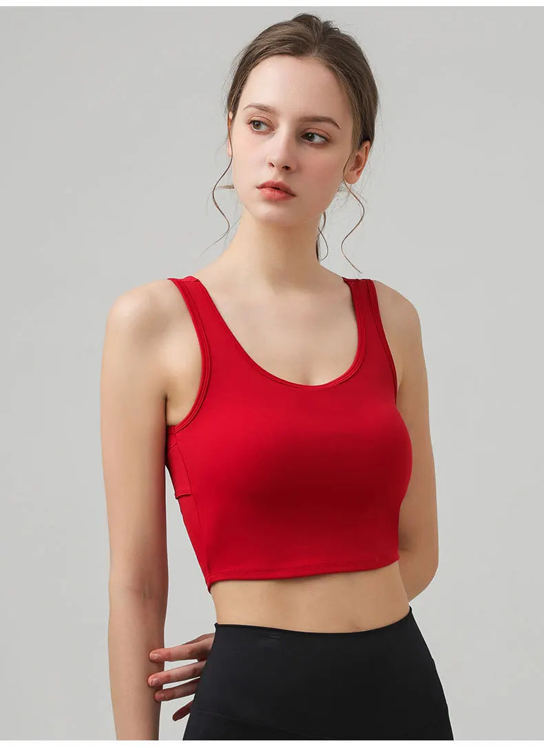 Women Yoga Butterfly Beautiful Back Elastic Breathable Tank Top