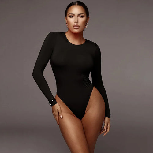 O Neck Long Sleeve  Bodysuit Women - Norellé