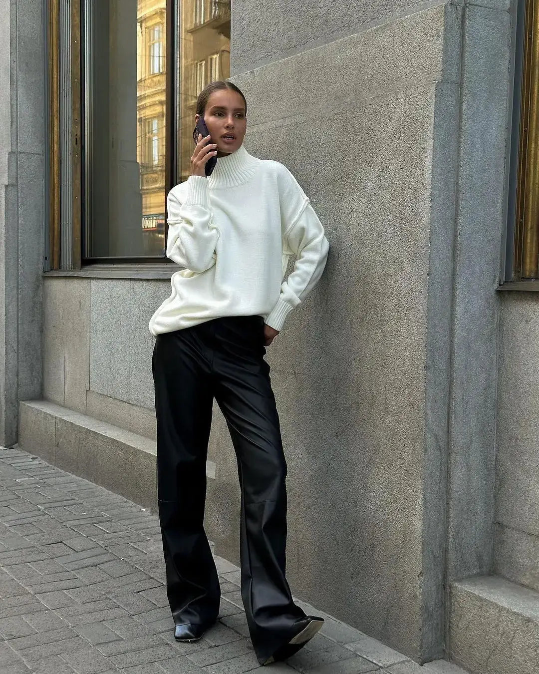 Women’s Knitted Turtleneck Sweater