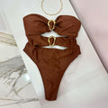 Bandeau Bikini Women Swimsuit Female Swimwear Bikini Set - Norellé