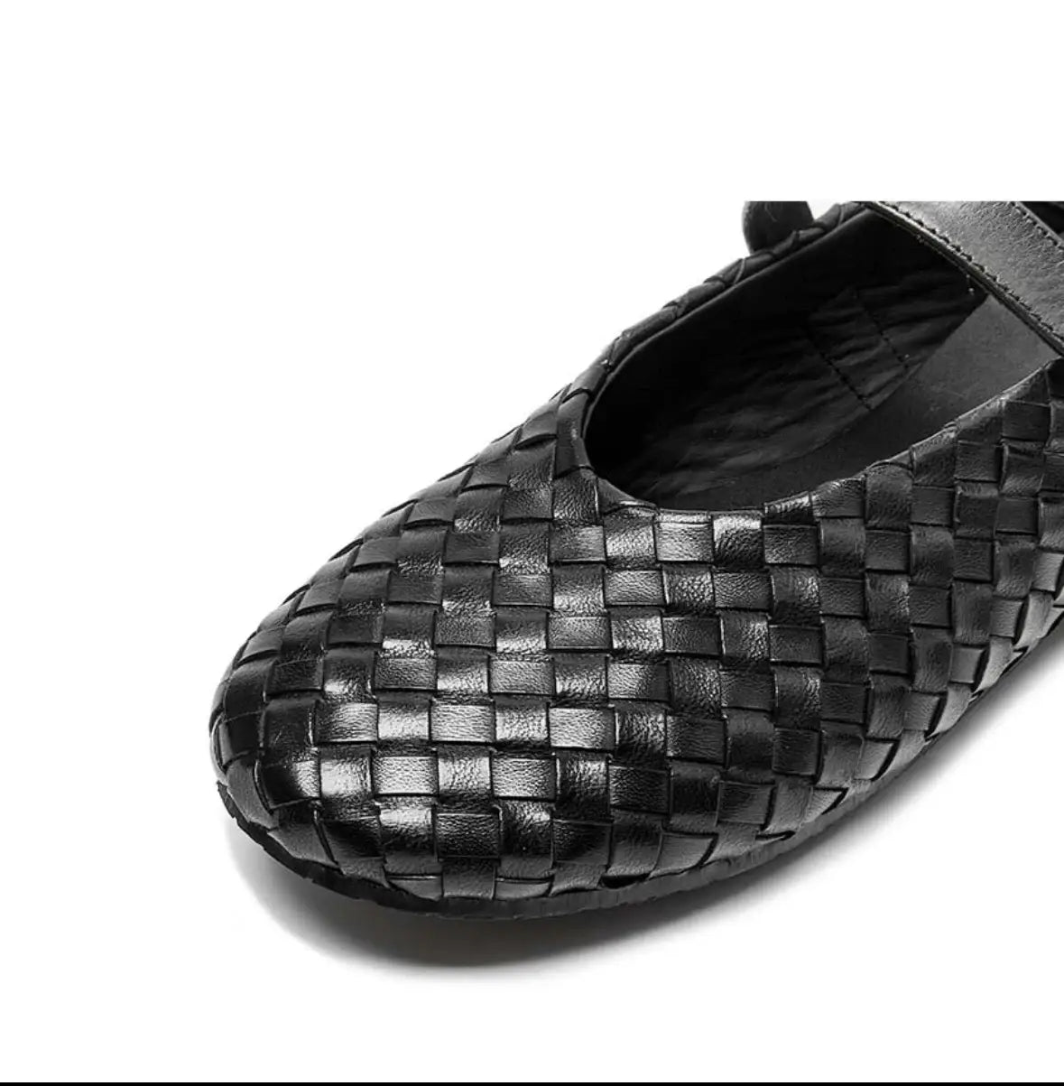 Flat Shoes Women’s Round-toe Ballet Soft Leather