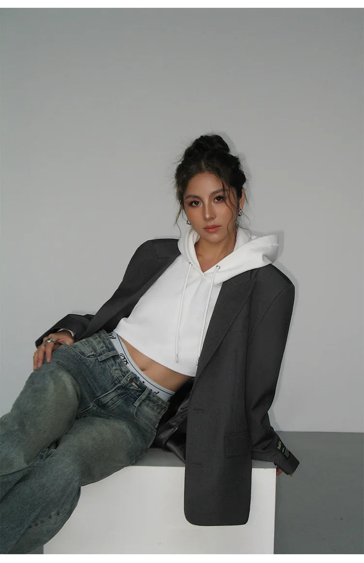 Women’s Loose Retro Small Suit