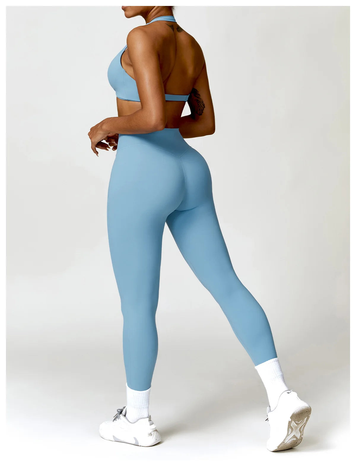 Women Seamless Yoga Set 2PCS Gym Workout Clothes for Female