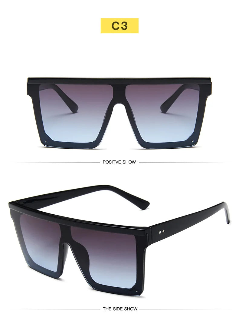 Oversized Square Sunglasses Women