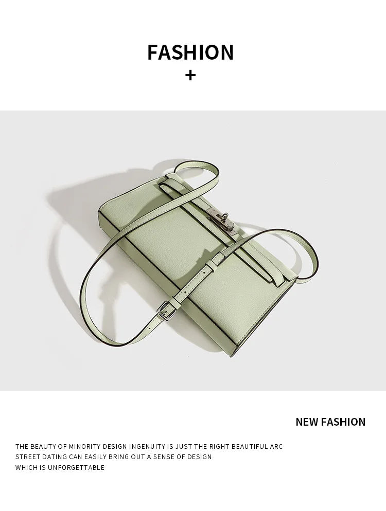 Niche Design Single Shoulder Underarm Square Bag