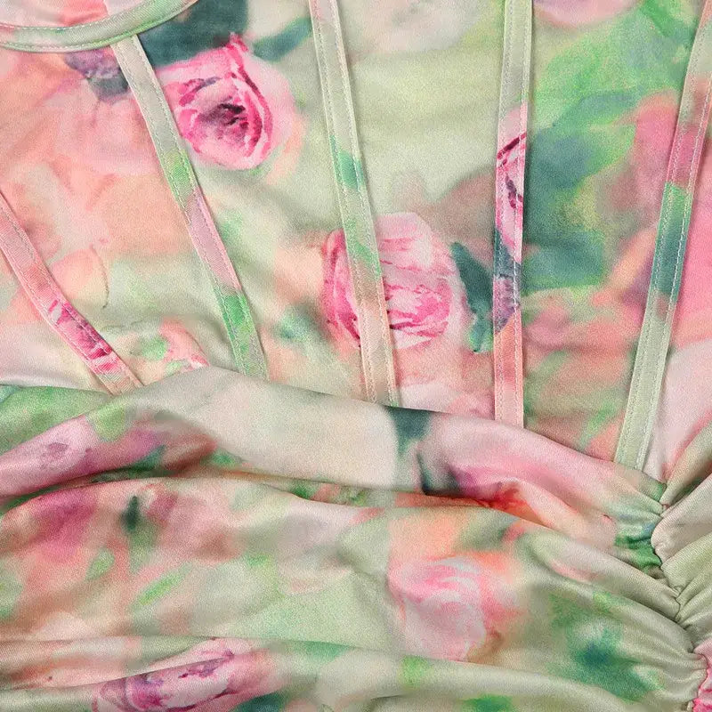 Vacation Floral Long Dress For Women