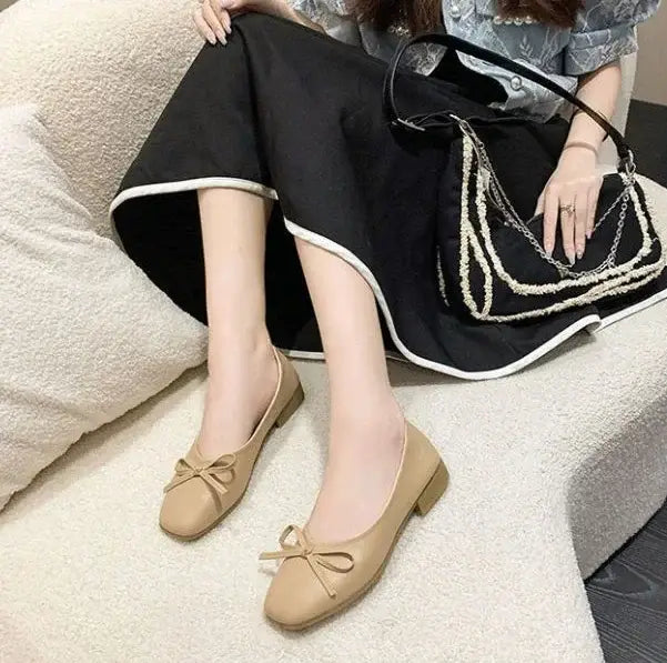 Woman Pumps Square Toe Comfortable Shoes for Women