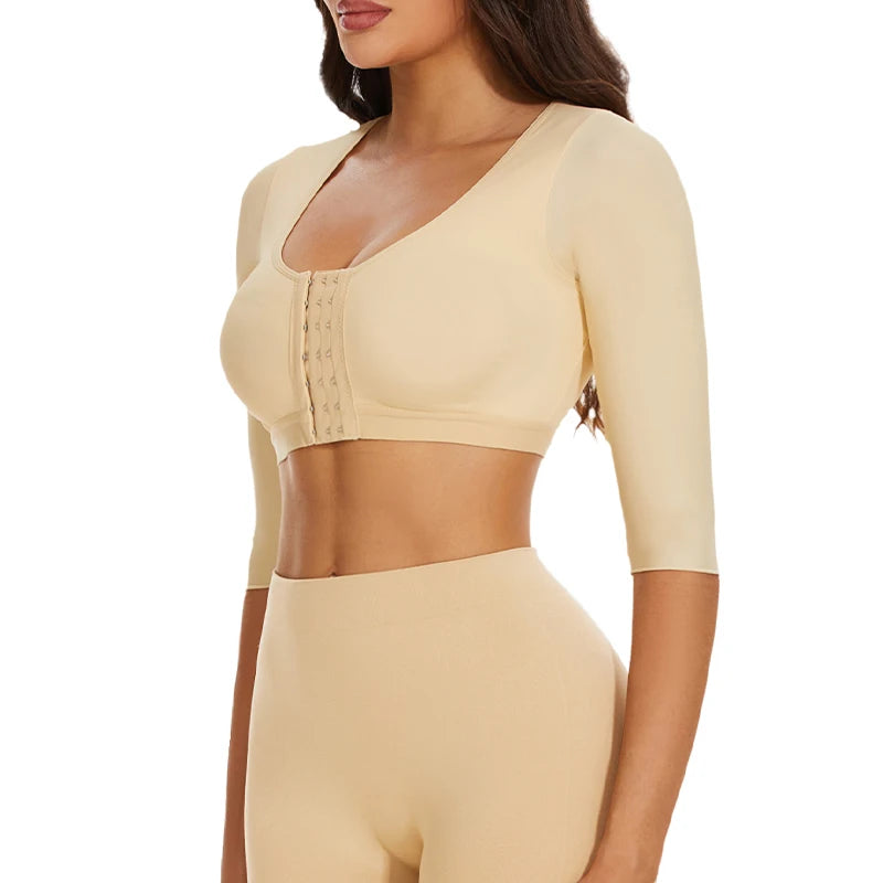 Body Shaper with Arm Women Tops for Compression