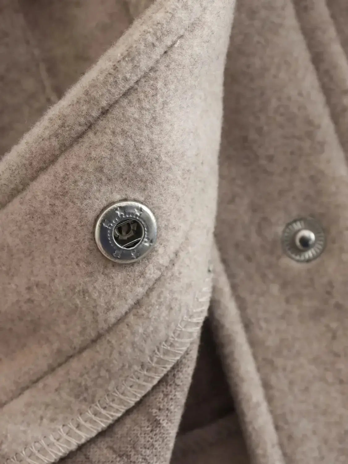 Solid Front Pockets Button Long Sleeve Jacket