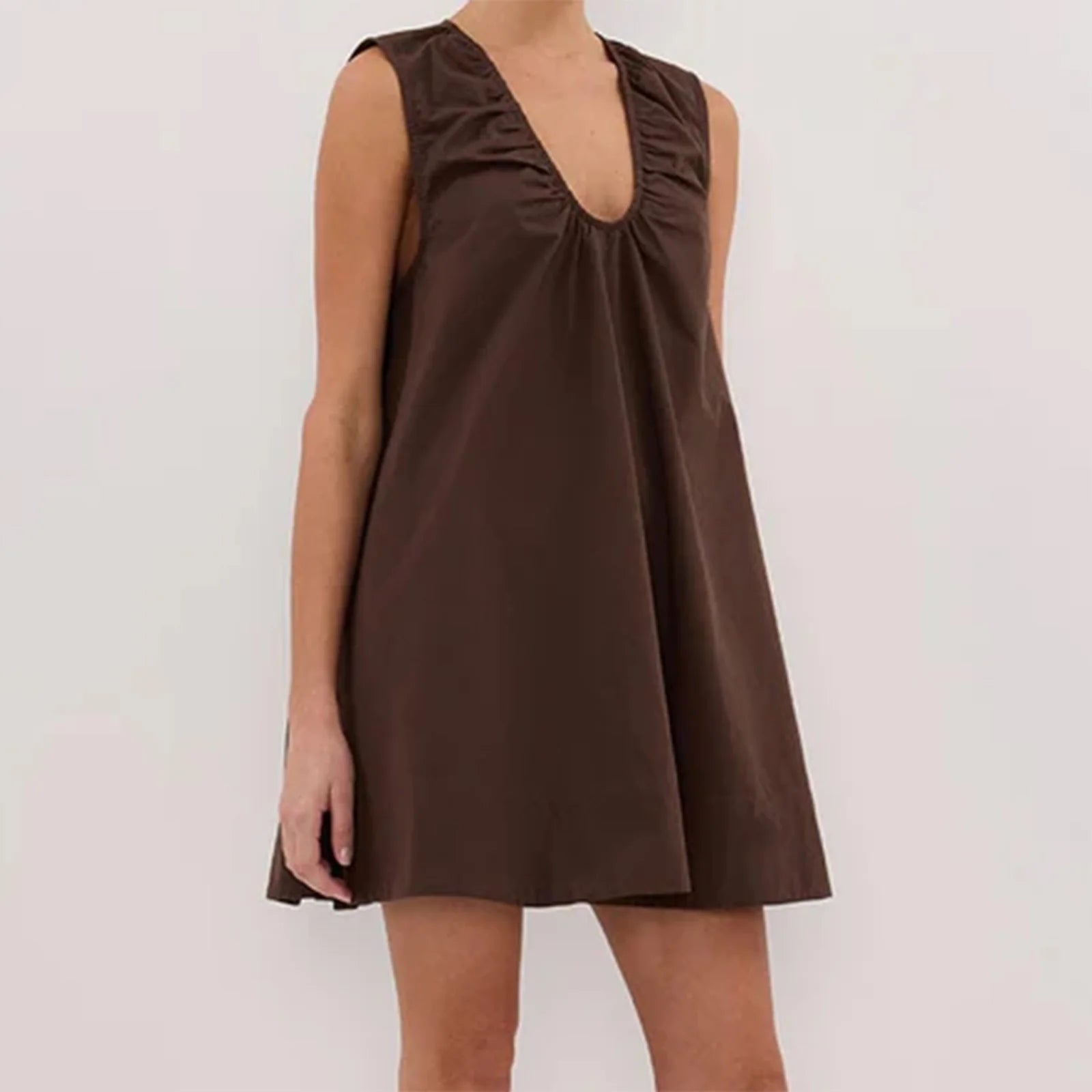 Womens V Neck Tank Dress