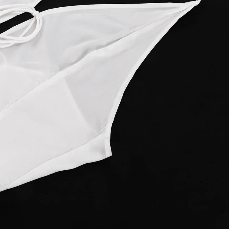 White Shorts Two Piece Women Sleeveless Top Slim Set