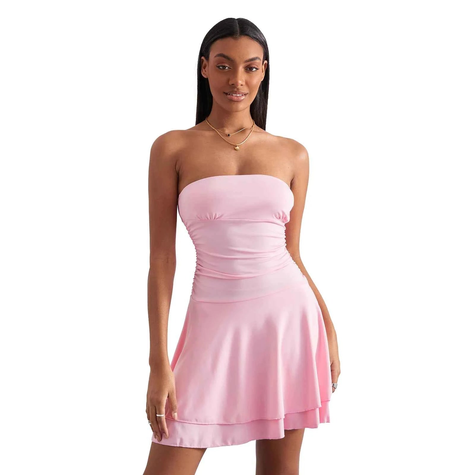 Women's Sleeveless Strapless Dress