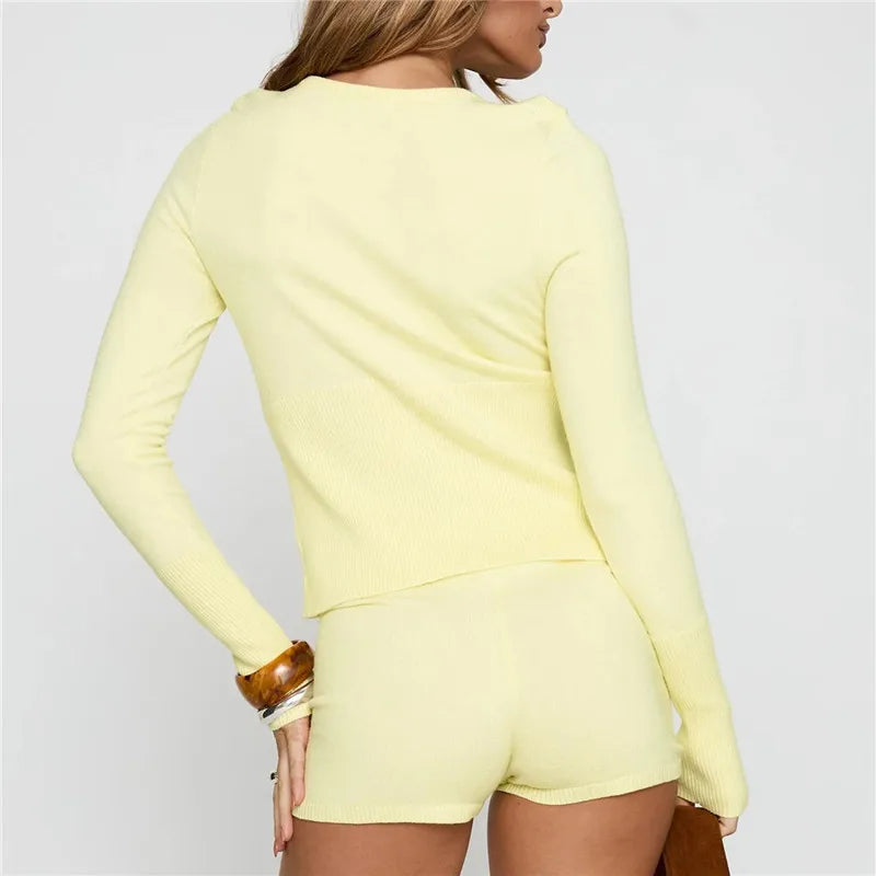 Women’s Knit Cardigan Set