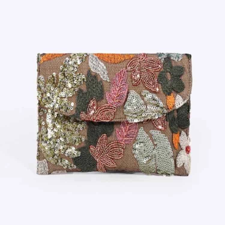 Straw Envelope Bag