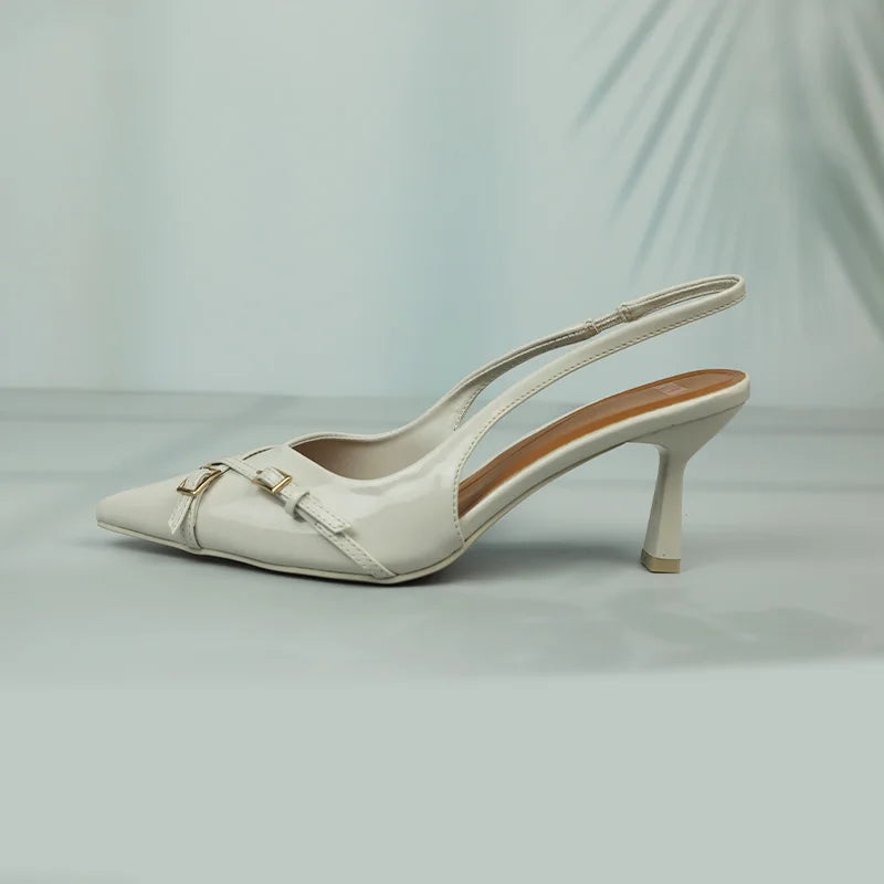 Cross Bukcle Strap Brand Sandal