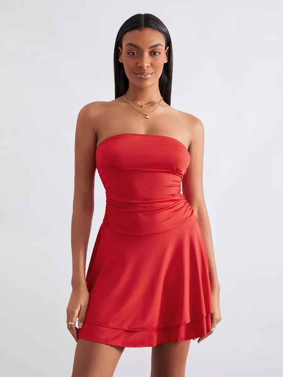 Women’s Sleeveless Strapless Dress