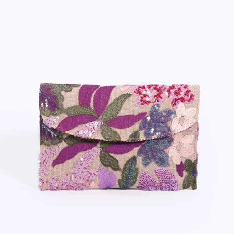 Straw Envelope Bag