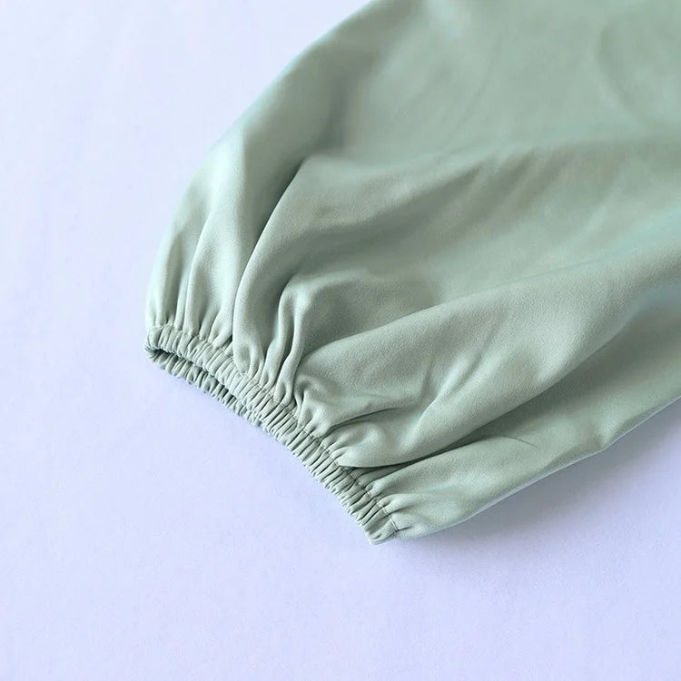 Satin 2 Piece Set Women Summer Beach Vacation Outfit