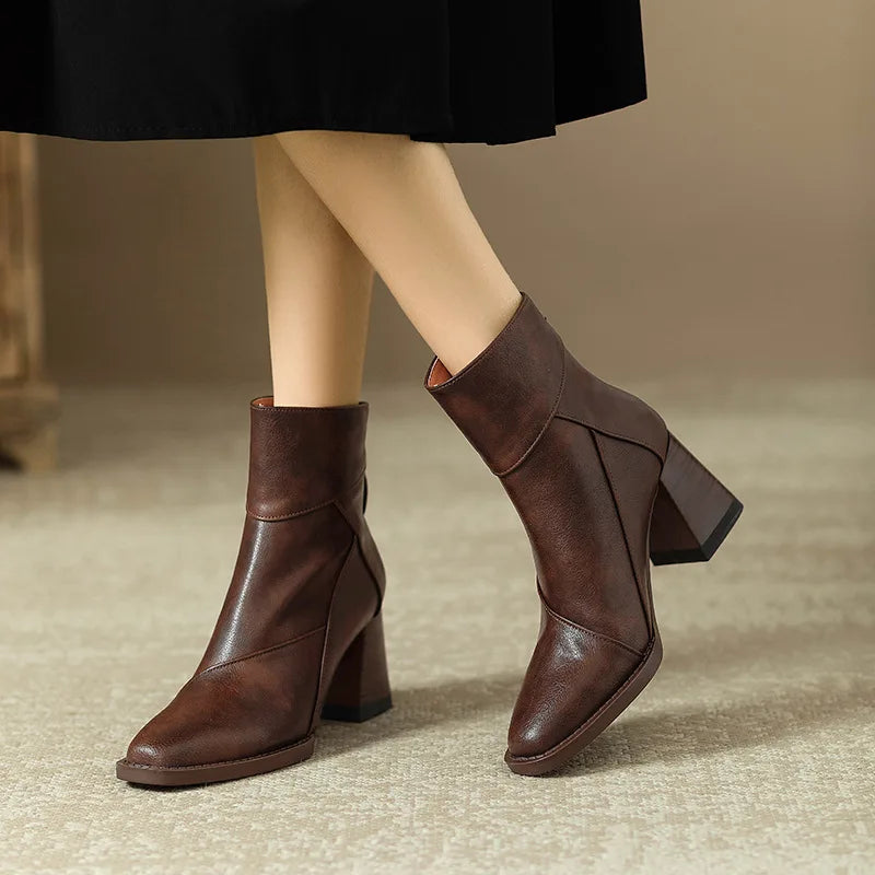 Woman Chunky Ankle Boots Women