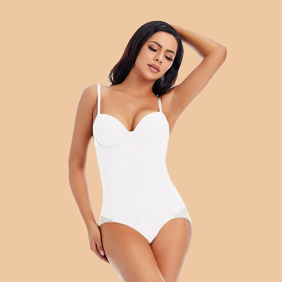 Underwire White Bodysuit Women