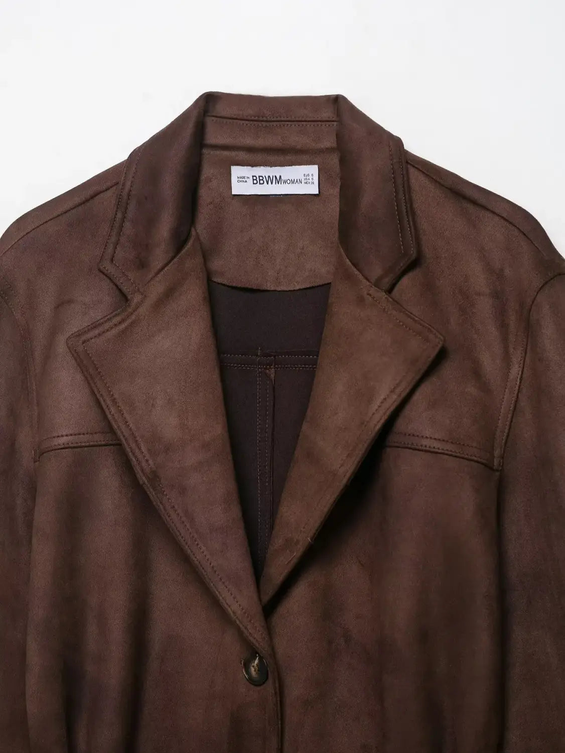 High Street Brown Suede Jacket For Women