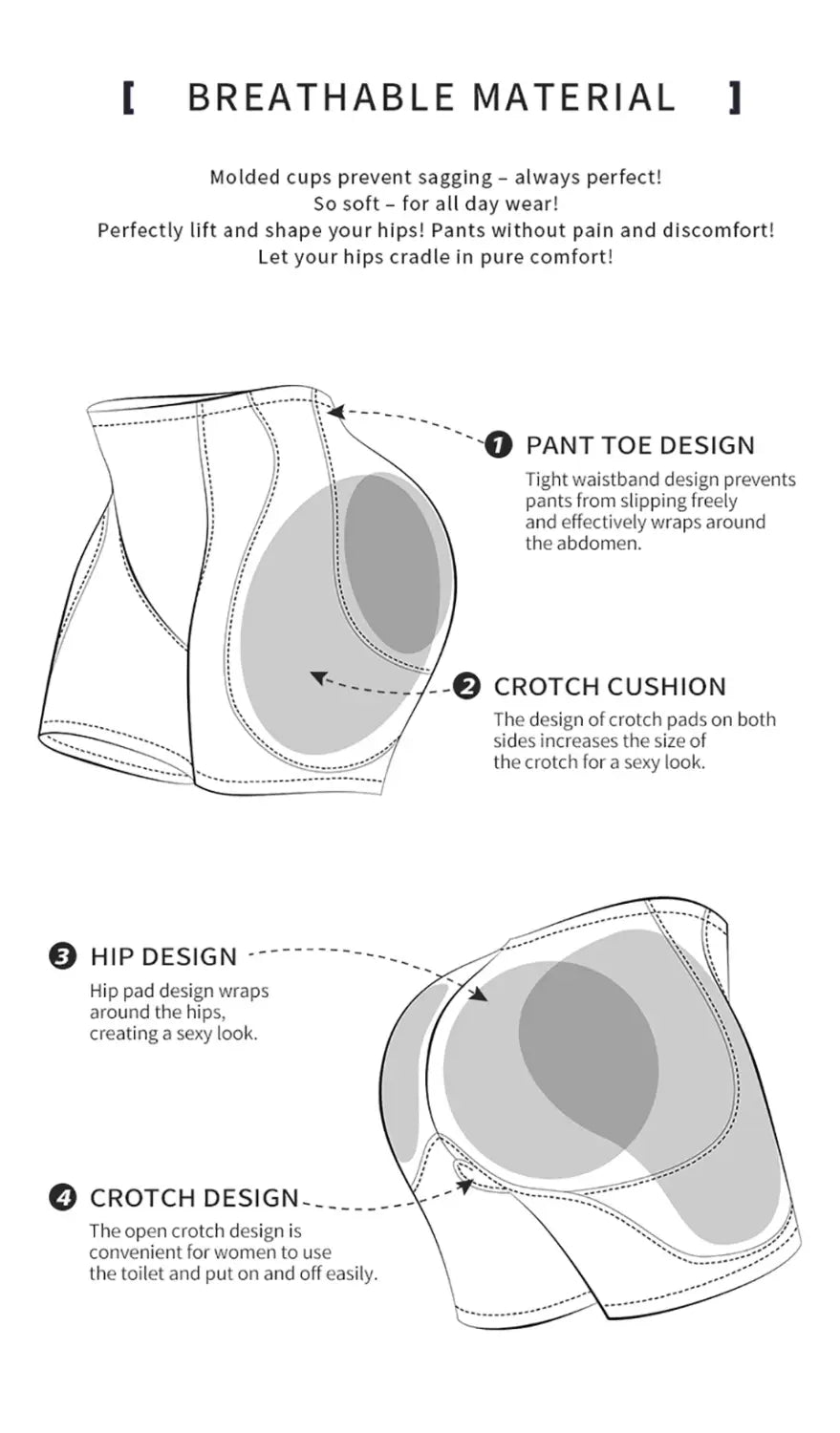 Full Buttock Padded Panties