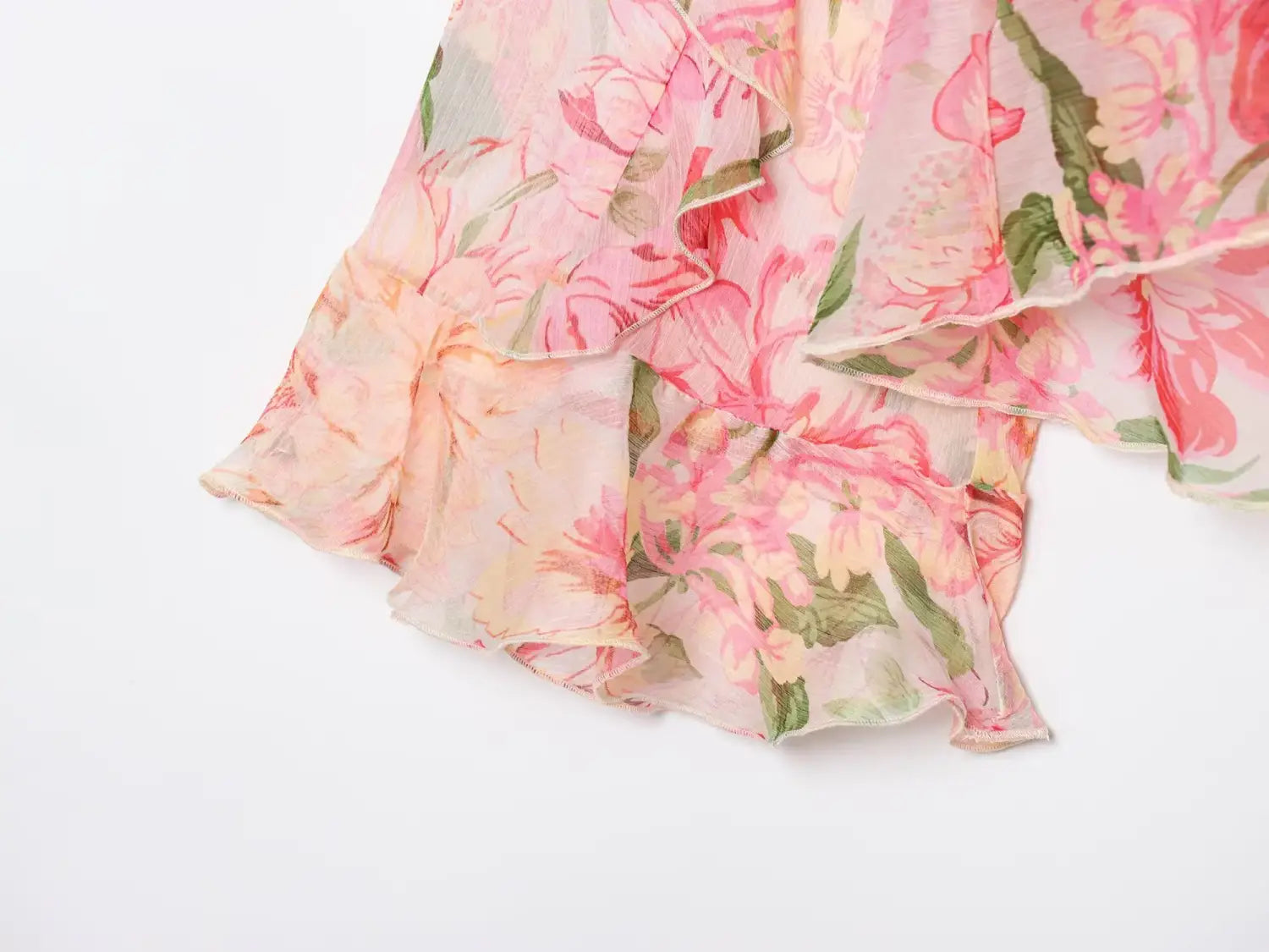 Women Blouse V-Neck Tiered Long Sleeve Loose Shirts Vintage Style