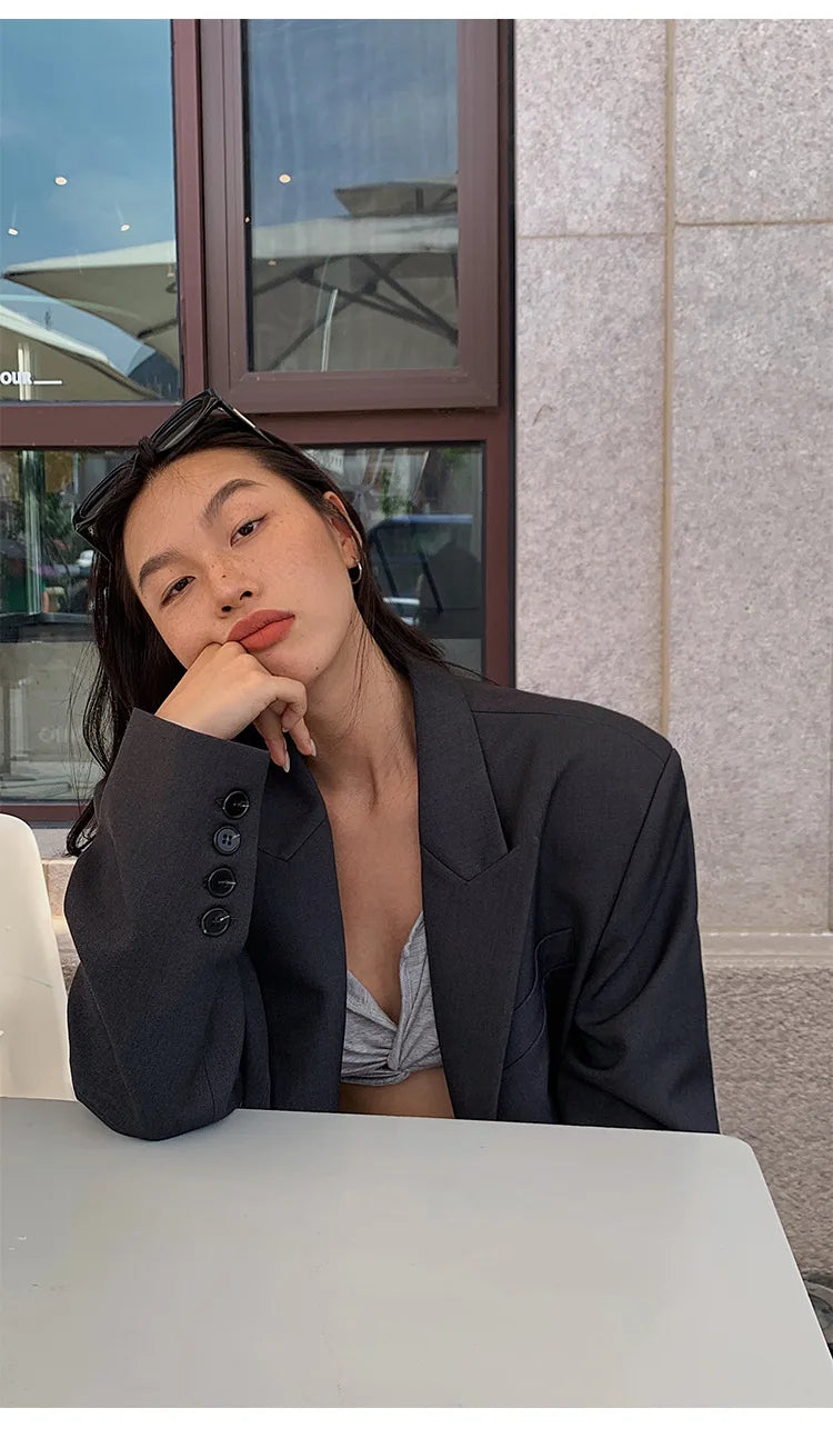 Women’s Loose Retro Small Suit