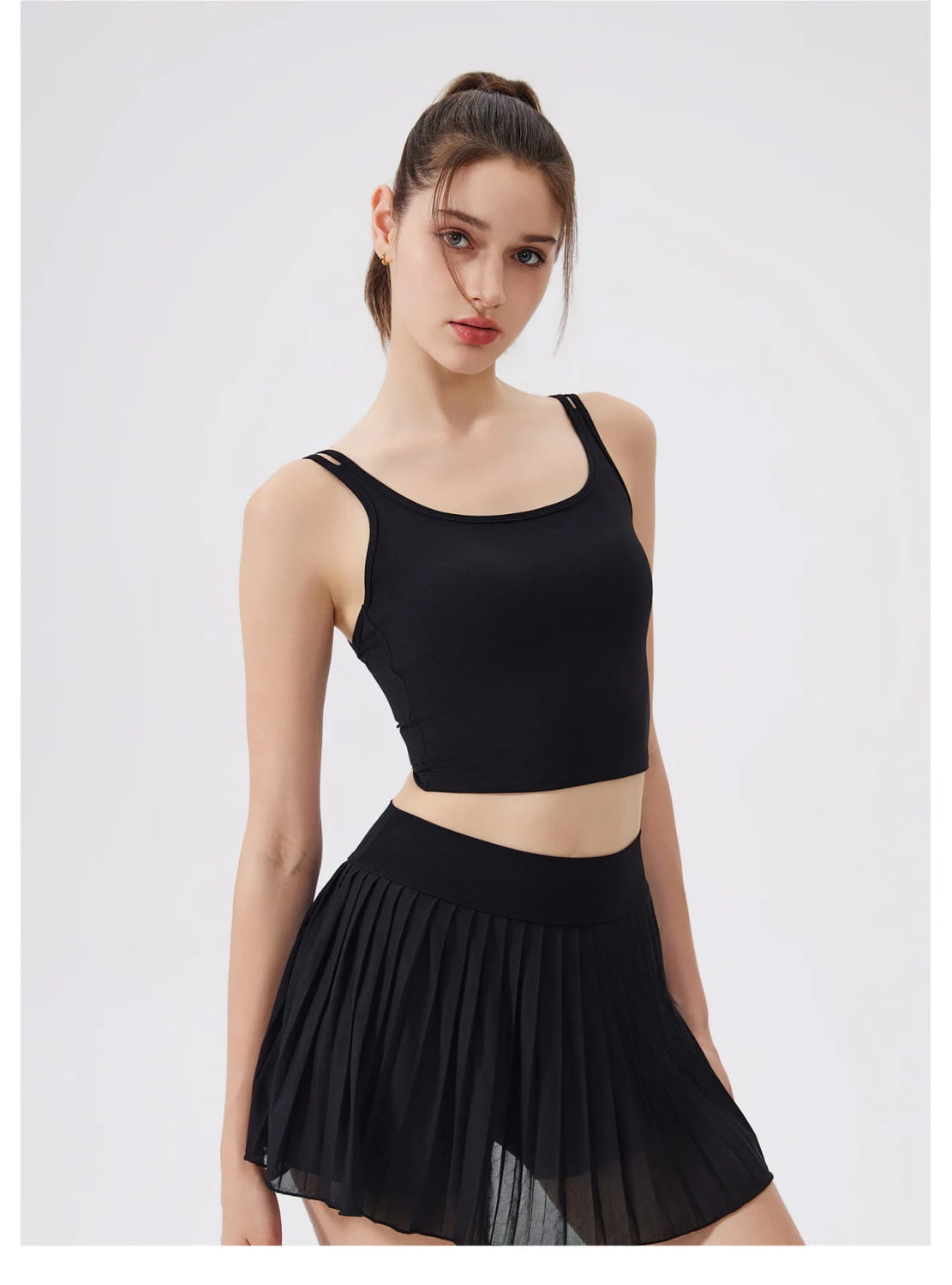 Women Yoga Back Thin Cross Straps Tank Top