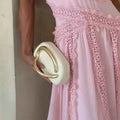 White/Blue Women Bag